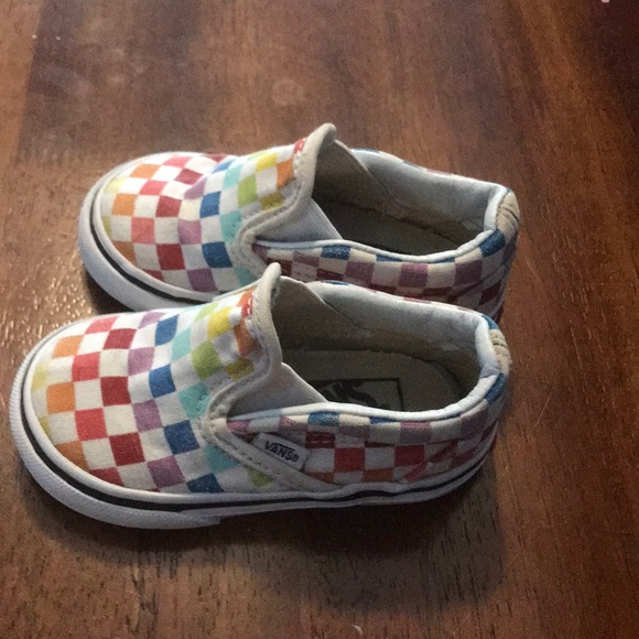 baby rainbow vans